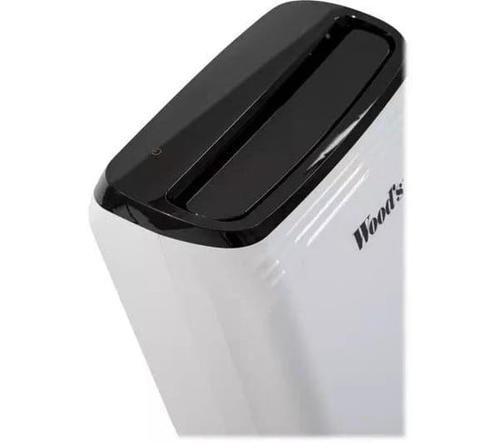 Woods MDK21 Dehumidifier showing top view and detailing from Bright Air