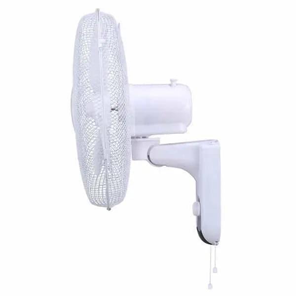 Side View of 16 INCH WALL MOUNTED FAN WHITE