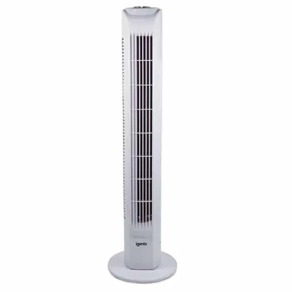 Igenix DF0035T 29 Inch Tower Fan with Timer in White