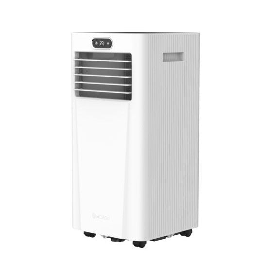 MeacoCool MC Series 10000 CH BTU Portable Air Conditioner from Bright Air showing side angle