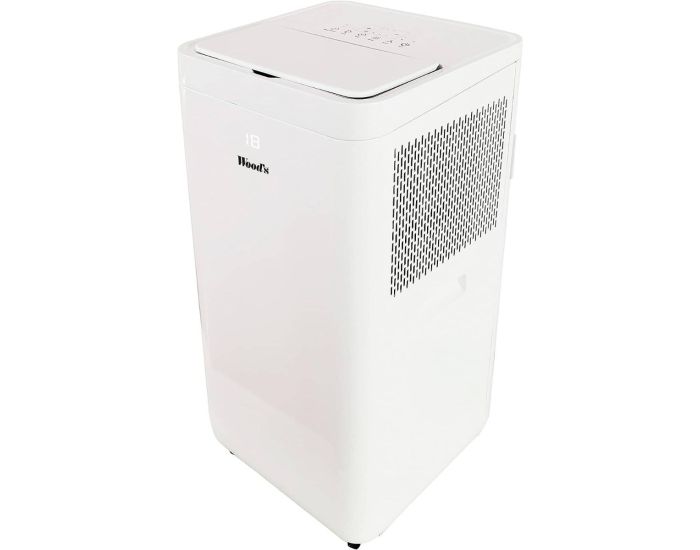 Woods Milan 7K Air Conditioner showing full unit view from Bright Air
