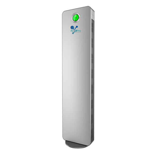 AXP-1600 Air Purifier - Medical Grade showingn side and front angles from Bright Air