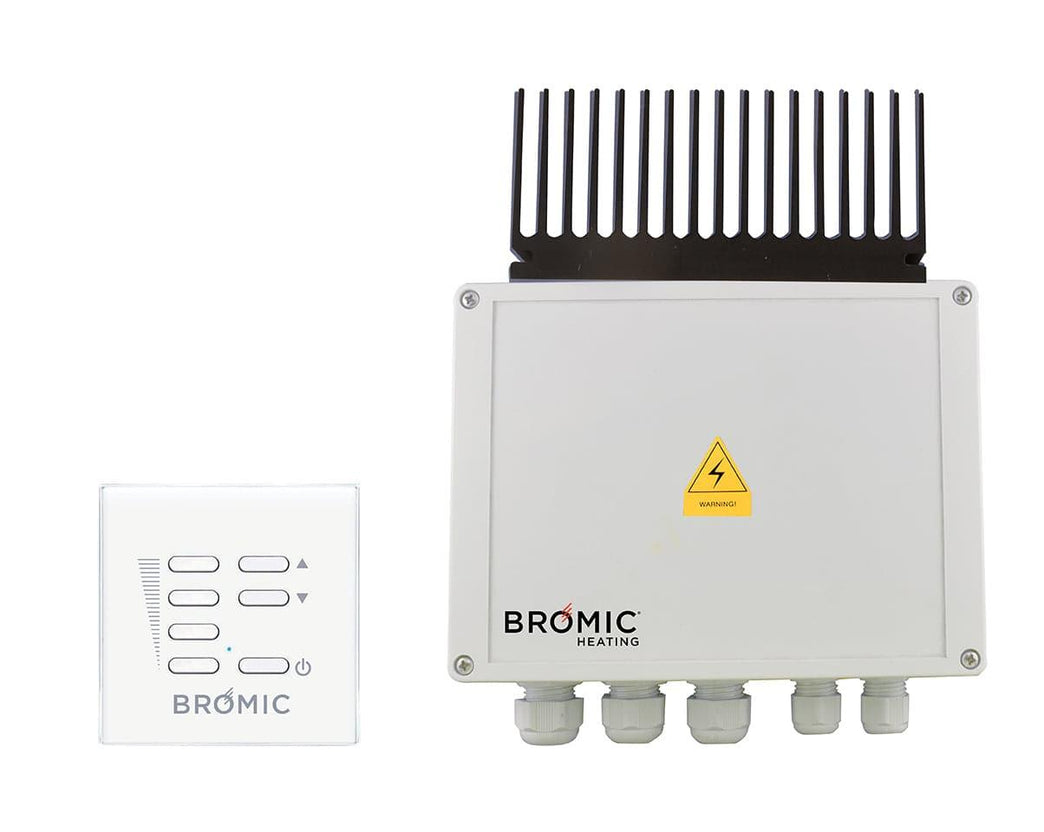 Bromic DIMMER FOR USE WITH ELECTRIC HEATERS ONLY from Bright Air showing all elements