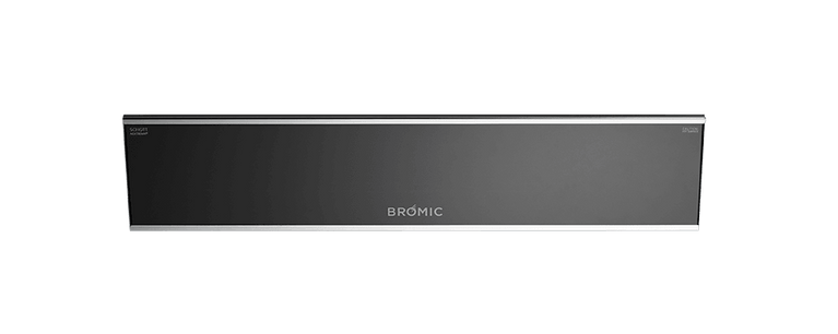 Bromic PLATINUM SMART-HEAT ELECTRIC 4500W BLACK from Bright Air on clear background 