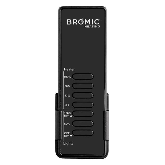 Bromic 42 CHANEL MASTER REMOTE FOR USE WITH DIMMER SWITCHES from Bright Air shown in holder