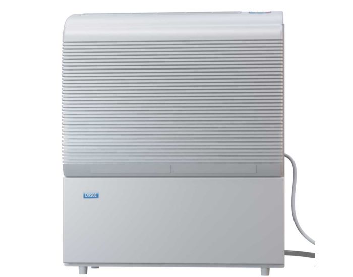 Ecor Pro D950 85 Litre Compressor Dehumidifier full front view of unit from Bright Air