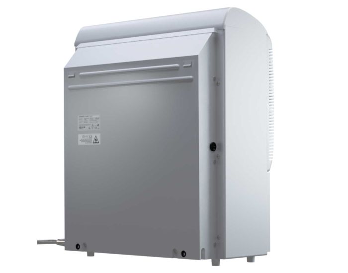 Ecor Pro D850 65 Litre Compressor Dehumidifier showing the back of the unit from Bright Air