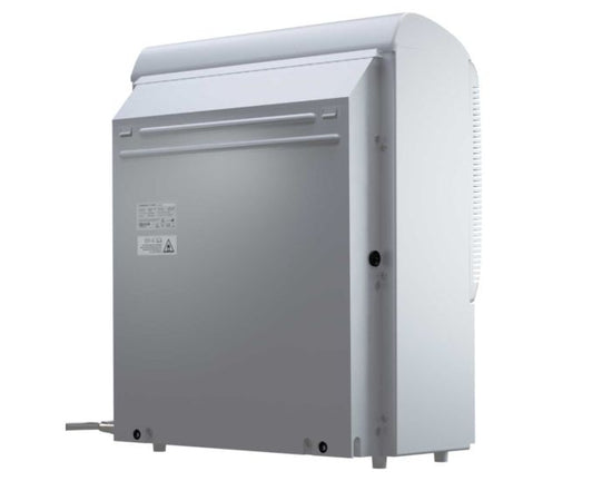 Ecor Pro D950 85 Litre Compressor Dehumidifier showing rear of the unit from Bright Air