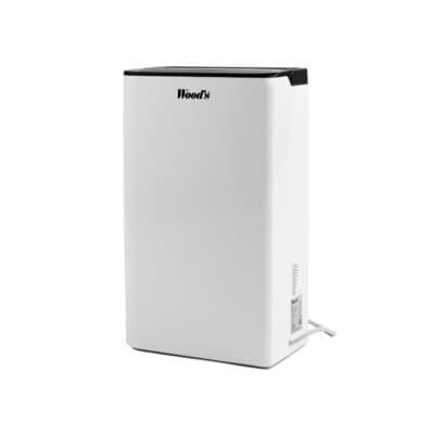 Woods MDK13 Dehumidifier showing side angle and detail from Bright Air