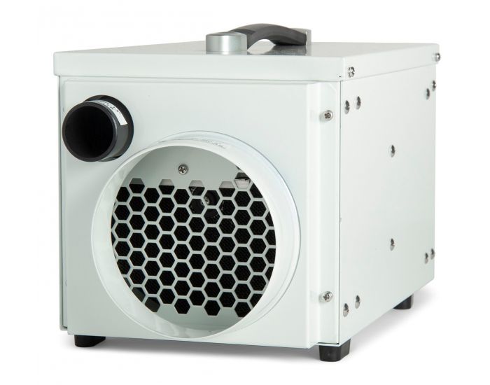 Ecor Pro DH1200 DryFan 12 Litre Desiccant Dehumidifier 230v - Free 2m Duct front view from Bright Air 