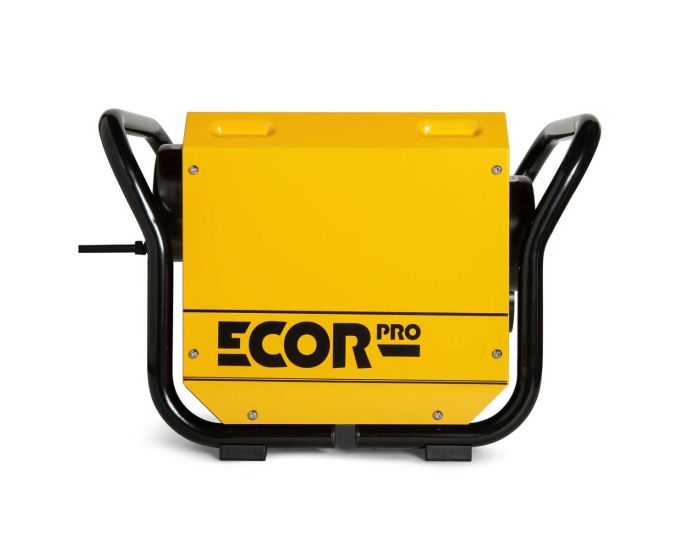 Ecor Pro DH2500 DryFan 35 Litre Desiccant Dehumidifier 230v showing side angle from Bright Air