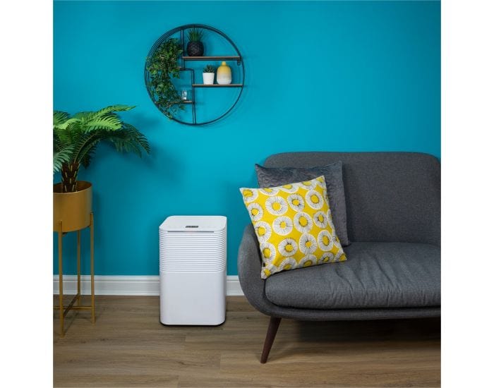 Prem-I-Air 10L Compact Compressor Dehumidifier - EH1930 shown in residential situation from Bright Air