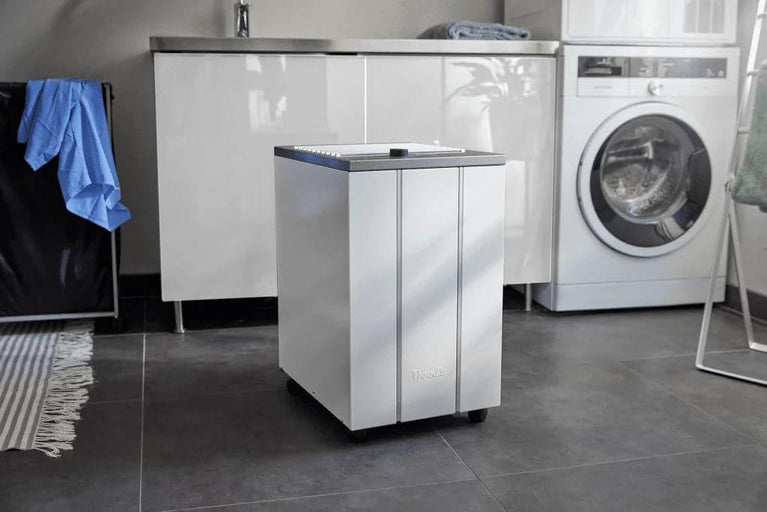 Woods LD40 Laundry Machine shown in the laundry room from Bright Air
