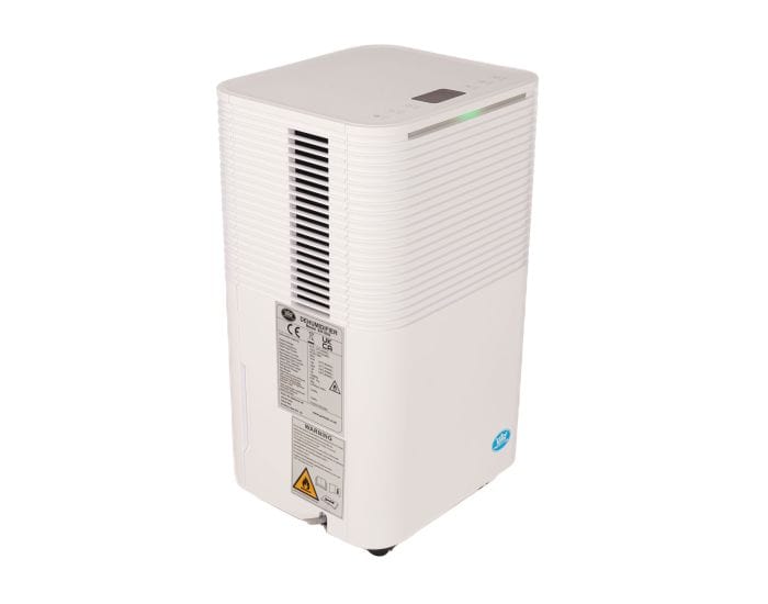 Prem-I-Air 10L Compact Compressor Dehumidifier - EH1930 showing side view from Bright Air