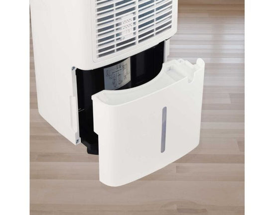 Prem-I-Air 10L Compact Compressor Dehumidifier - EH1932 showing tray detail from Bright Air