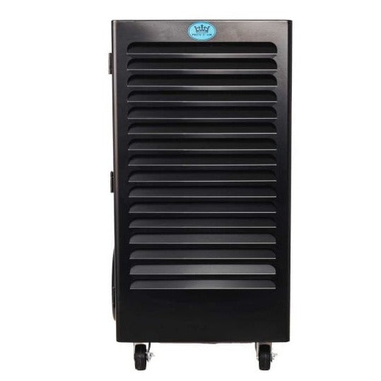 Prem-I-Air 50L Heavy Duty Electronic Commercial Dehumidifier - EH1936 showing front view from Bright Air in black